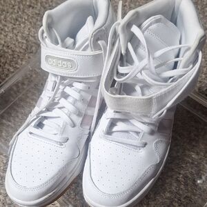 Adidas White High-Top Sneakers